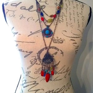 Set of two boho zen necklaces